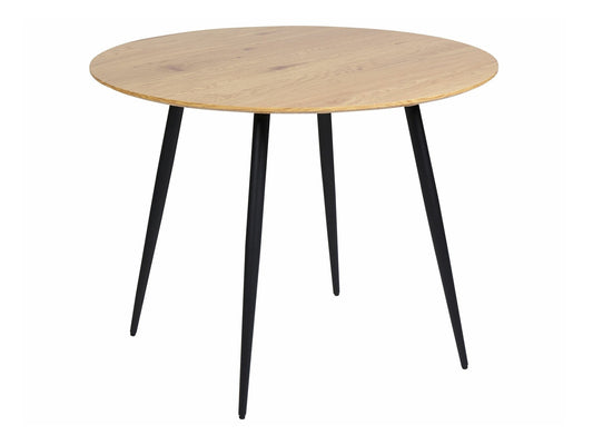 Stalas Apvalus Dining Stalas ⌀ 100 cm Šviesi Medis BJORKA 427373