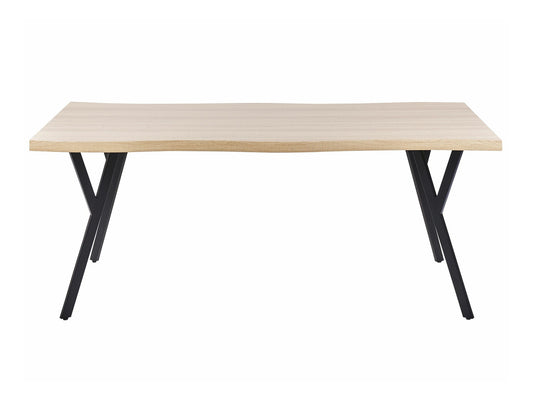 Stalas Dining Stalas 180 x 90 cm Šviesi Medis ALTON 427460