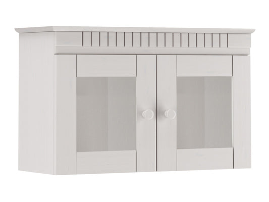 Pakabinama lentyna Cubrix Wall Spintelė 2 Duryss 2107419, Spalva: Balta