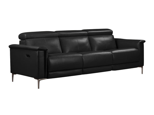 Sofa reglaineris Lund Sofa 3 Seater with 2 Elektrinis Reglaineris in Juoda PU 1207422 (Juoda)
