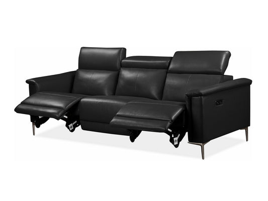 Sofa reglaineris Lund Sofa 3 Seater with 2 Elektrinis Reglaineris in Juoda PU 1207422 (Juoda)