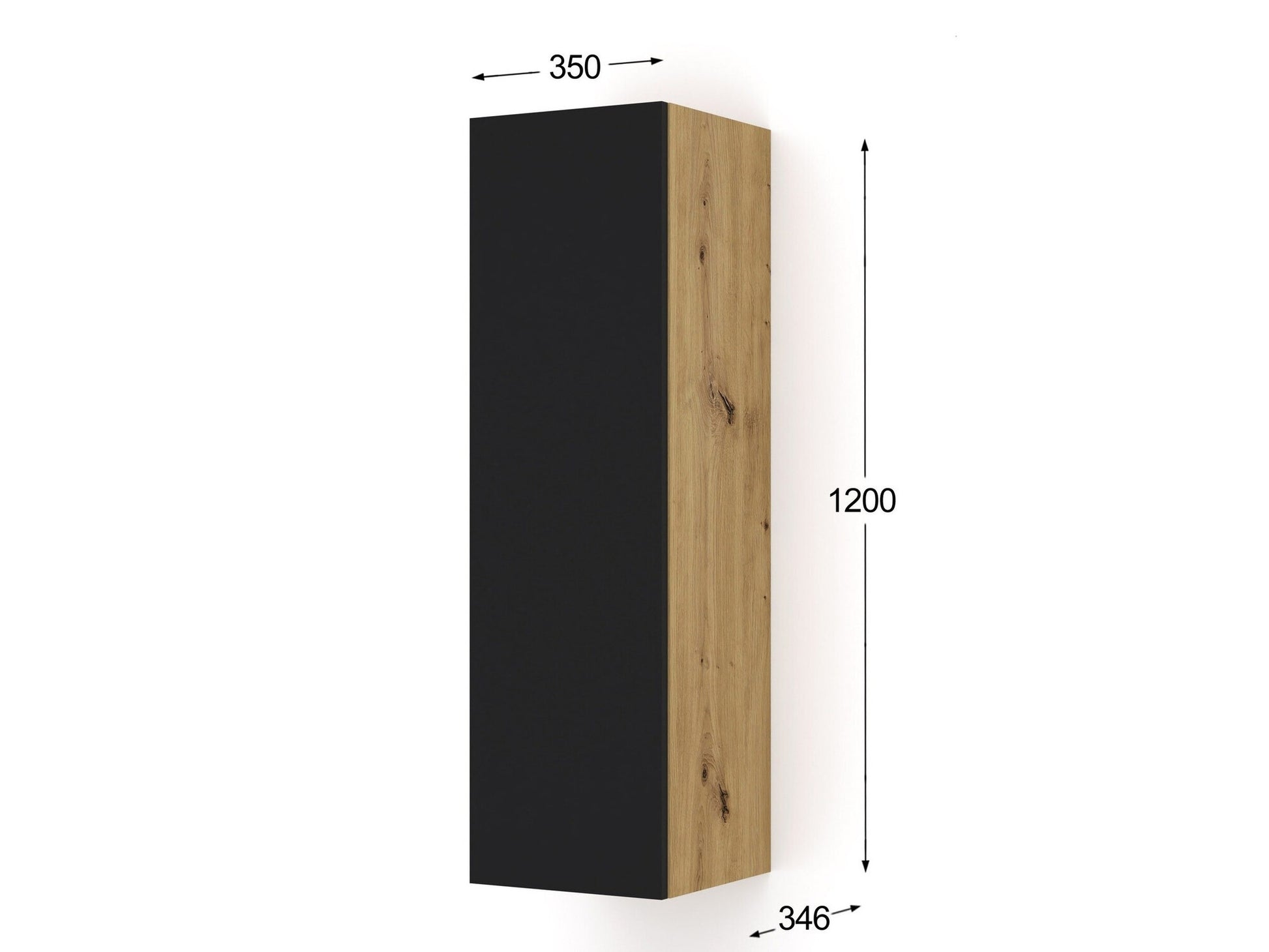Pakabinama spintelė DUO SZAFKA WISZĄCA 120 DĄB ARTISAN