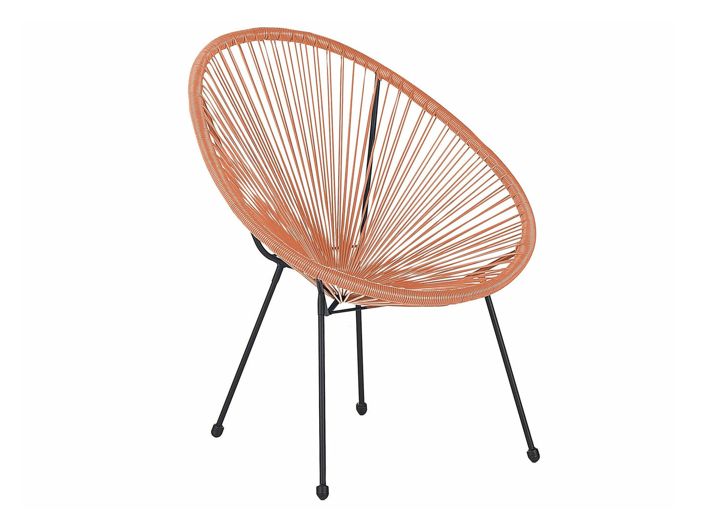 Balkono komplektas PE Rattan Bistro Komplektas Oranžinė ACAPULCO II 297783 (Oranžinė)