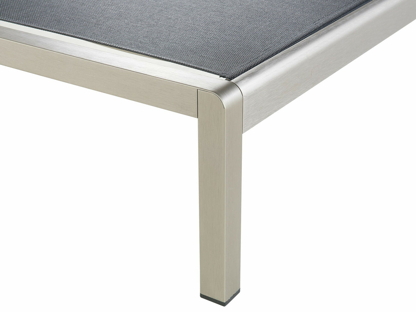 Lauko gultas Aluminium Reclining Sun Lounger Juoda FOSSATO 73463 (Juoda)