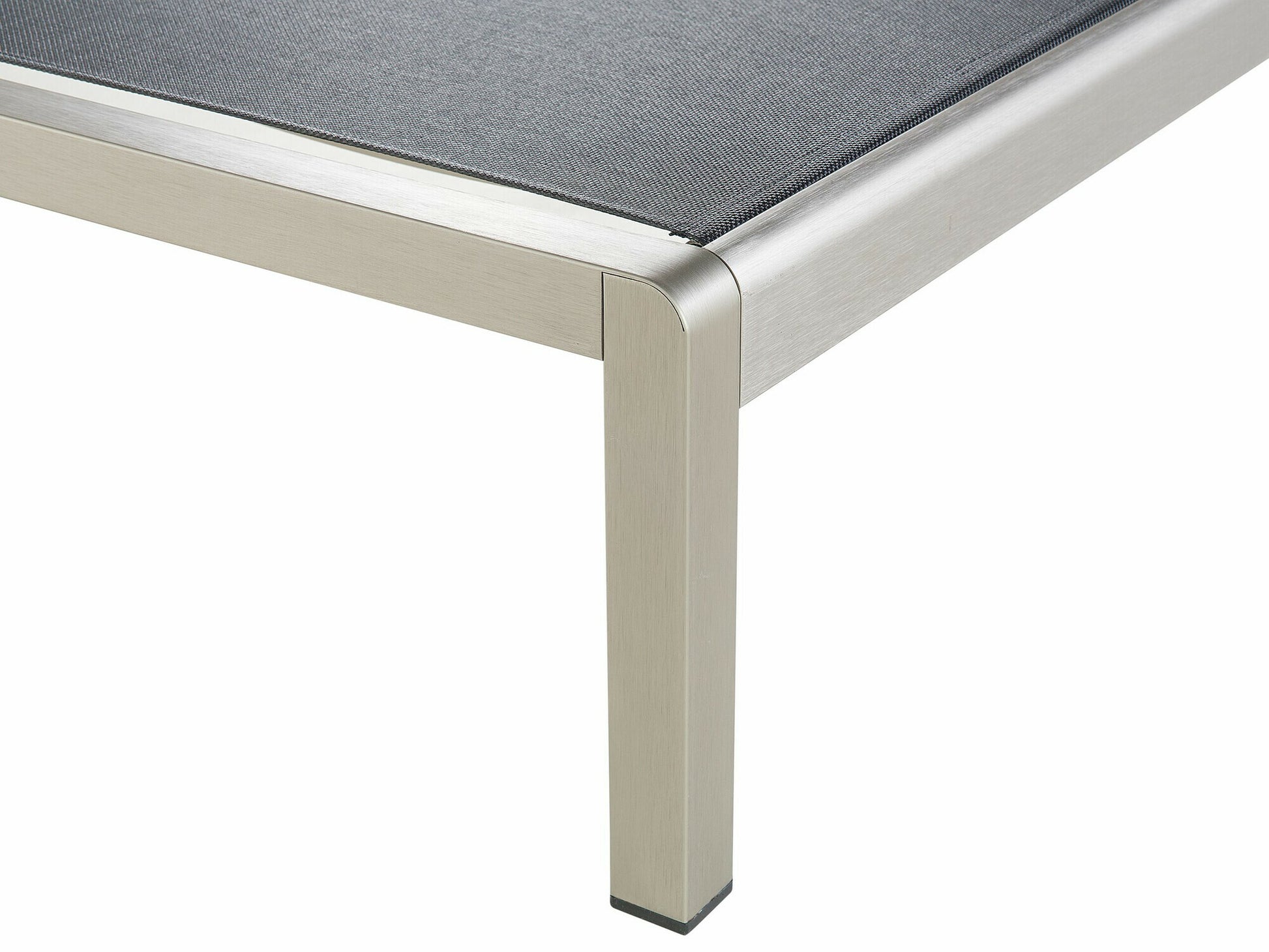 Lauko gultas Aluminium Reclining Sun Lounger Juoda FOSSATO 73463 (Juoda)