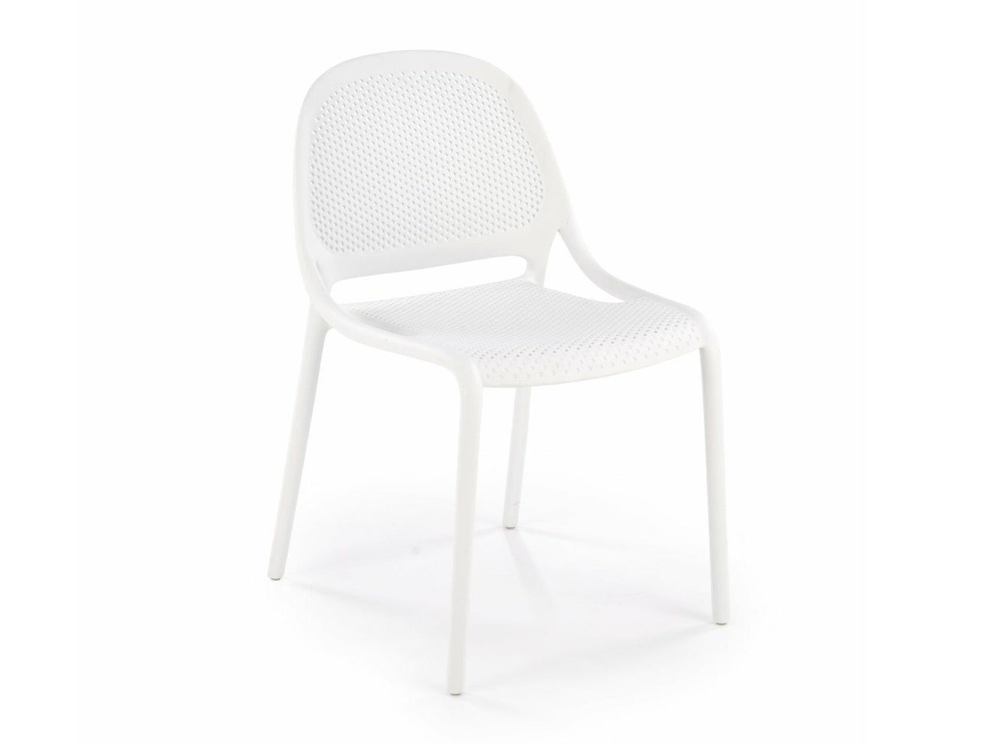 Lauko kėdė K532 V-CH-K/532-KR-BIAŁY, Spalva: Balta