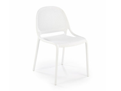 Lauko kėdė K532 V-CH-K/532-KR-BIAŁY, Spalva: Balta