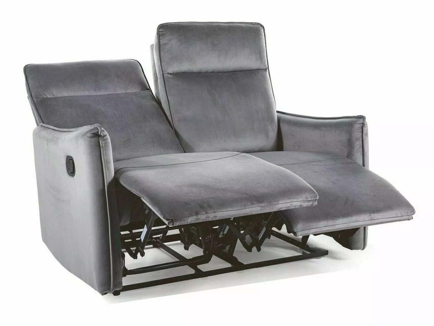 Sofa reglaineris Sofa Travis 2 Velvetas, Spalva: Pilka