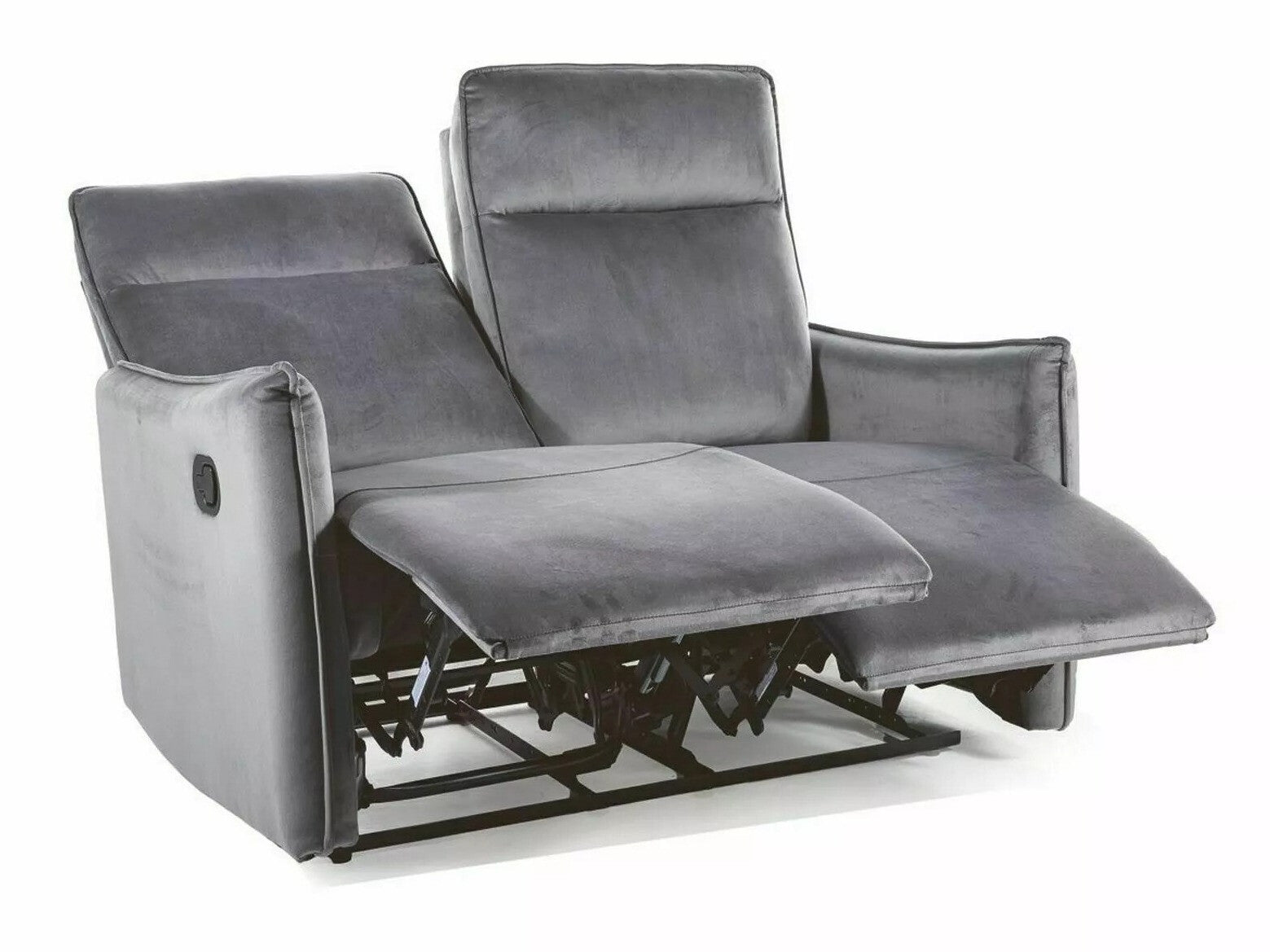Sofa reglaineris Sofa Travis 2 Velvetas, Spalva: Pilka
