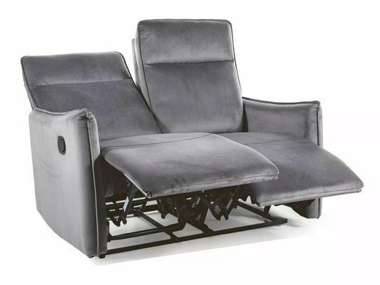 Sofa reglaineris Sofa Travis 2 Velvetas, Spalva: Pilka