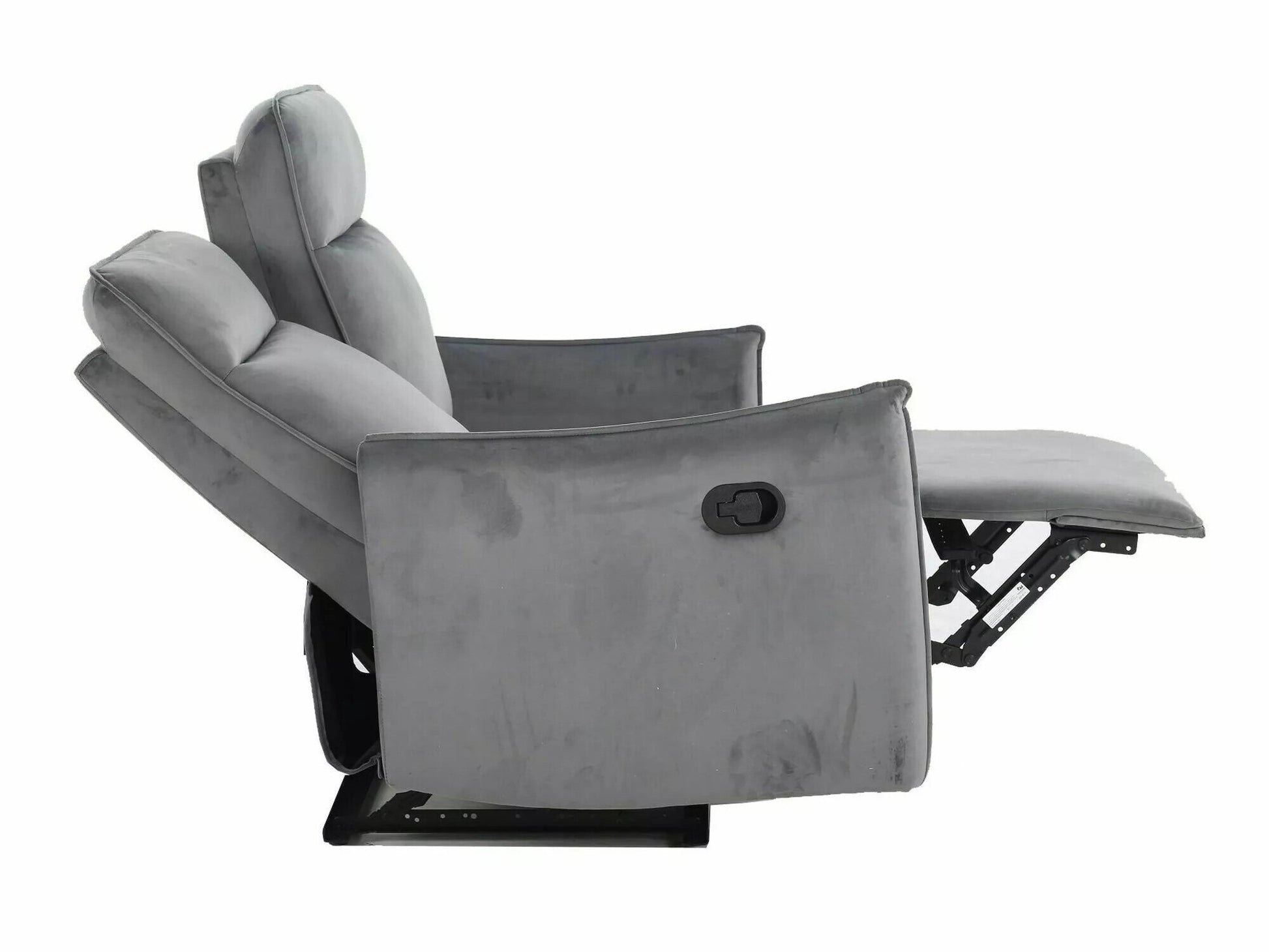 Sofa reglaineris Sofa Travis 2 Velvetas, Spalva: Pilka