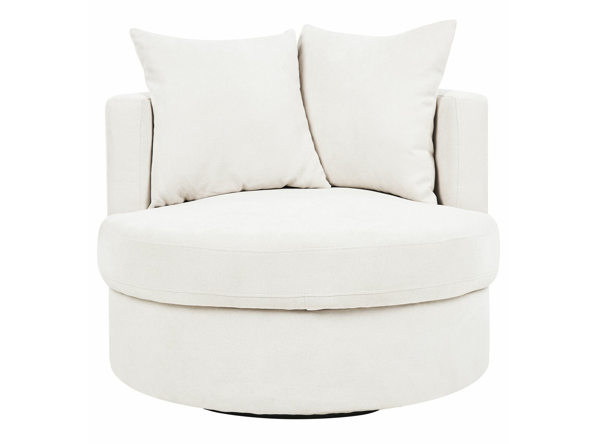 Fotelis Swivel Gobelenas DALBY 403404, Spalva: Beige