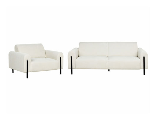Minkštų baldų komplektas Living Room Komplektas ASKIM 504144 (Kreminė)