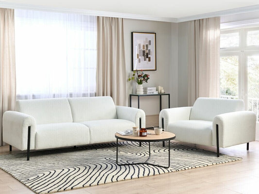Minkštų baldų komplektas Living Room Komplektas ASKIM 504180 (Balta)