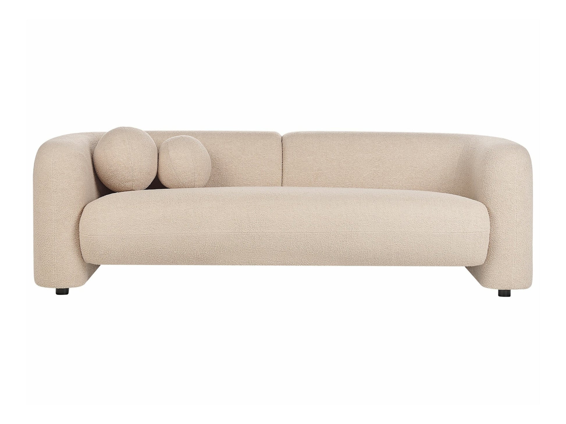 Minkštų baldų komplektas 5 Seater Boucle Living Room Komplektas Beige LEIREN 507642