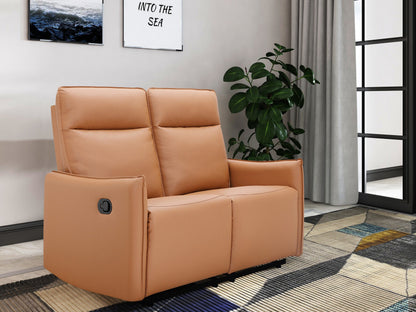 Sofa reglaineris Lugo Sofa with 2 Seats with Rankinis Function in Konjakas PU 12671039 (Ruda)