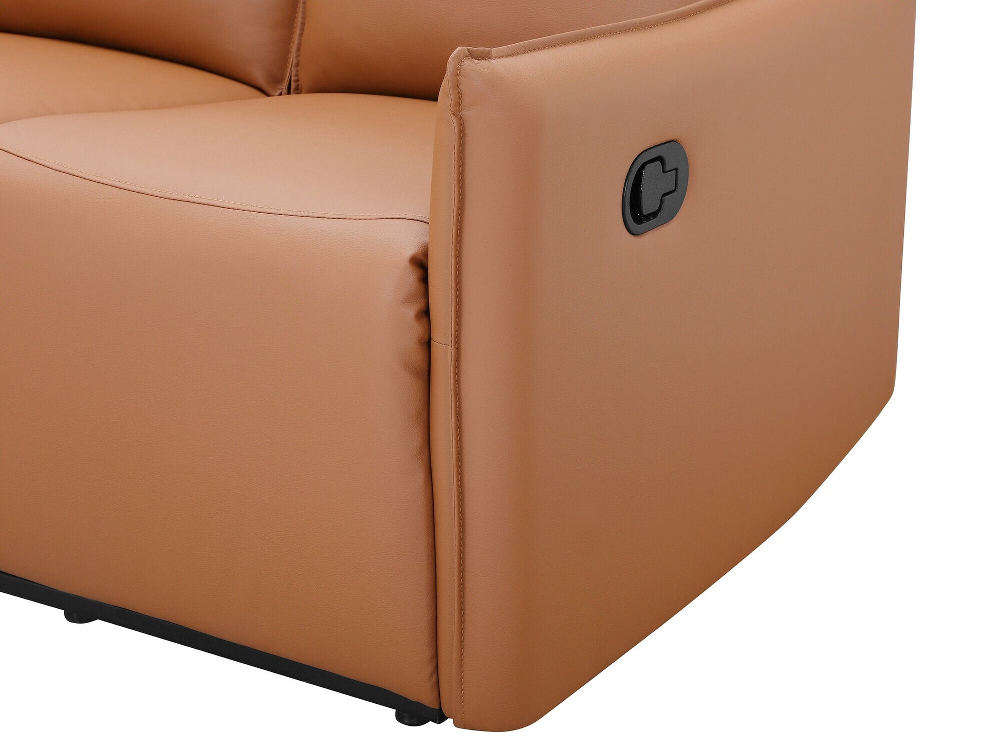 Sofa reglaineris Lugo Sofa with 2 Seats with Rankinis Function in Konjakas PU 12671039 (Ruda)