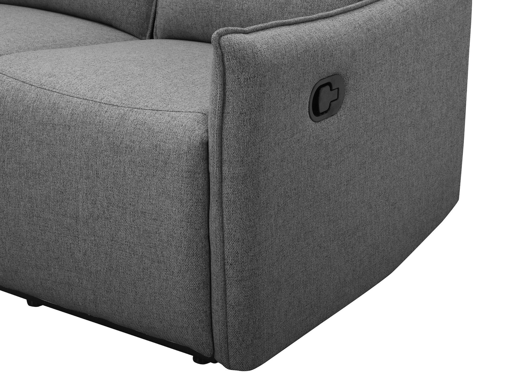 Sofa reglaineris Lugo Sofa with 2 Seats with Rankinis Function in Anthracit Gobelenas 12671088 (Antracitas)