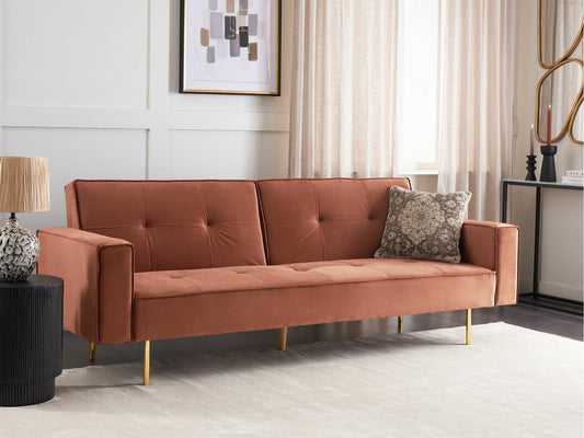 Sofa lova VISNES 509331, Spalva: Ruda