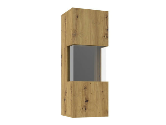 Pakabinama vitrina Ava 07 24RCLM07, Spalva: Artisan ąžuolas + Juoda