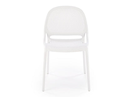 Lauko kėdė K532 V-CH-K/532-KR-BIAŁY, Spalva: Balta