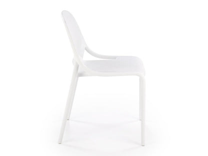 Lauko kėdė K532 V-CH-K/532-KR-BIAŁY, Spalva: Balta