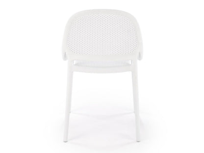 Lauko kėdė K532 V-CH-K/532-KR-BIAŁY, Spalva: Balta