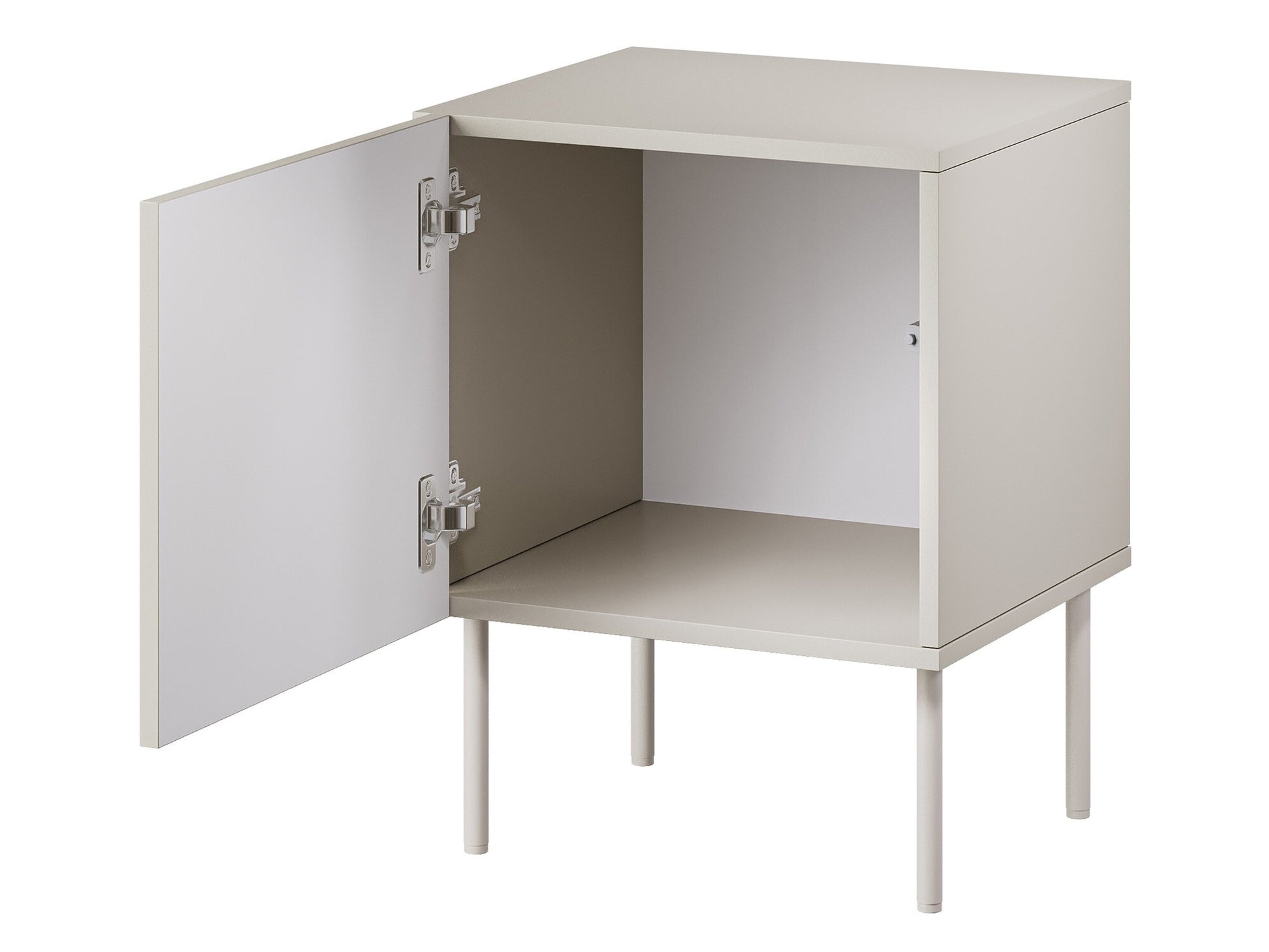 Naktinių staliukų komplektas Szafki necne SIENA 2 szt., Spalva: Beige