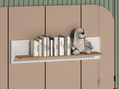 Pakabinama lentyna Torino 10 Alpine White/Honey Castello - shelf