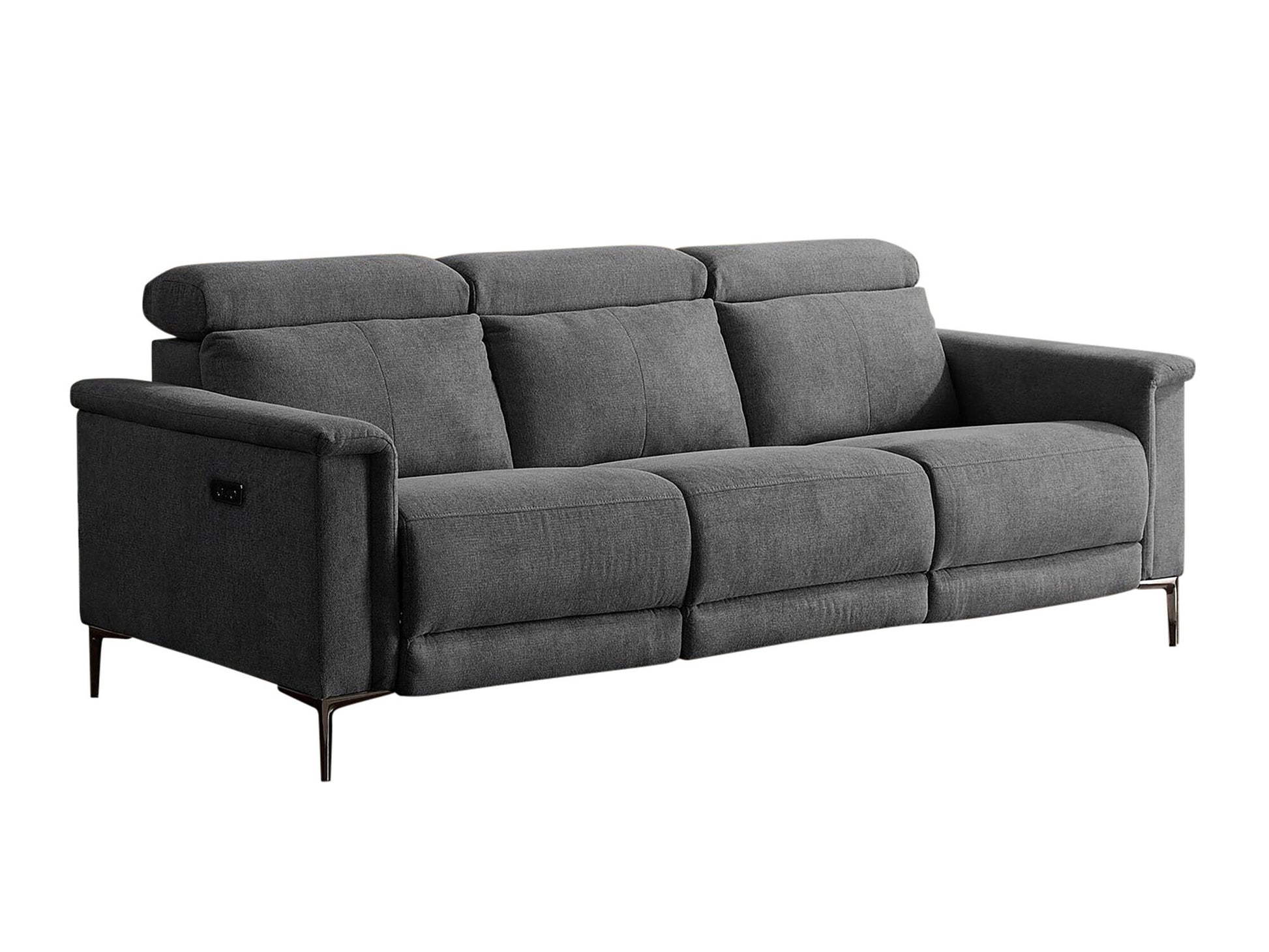 Sofa reglaineris Lund Sofa 3 Seater with 2 Elektrinis Reglaineris in Antracitas Gobelenas 1207549 (Antracitas)