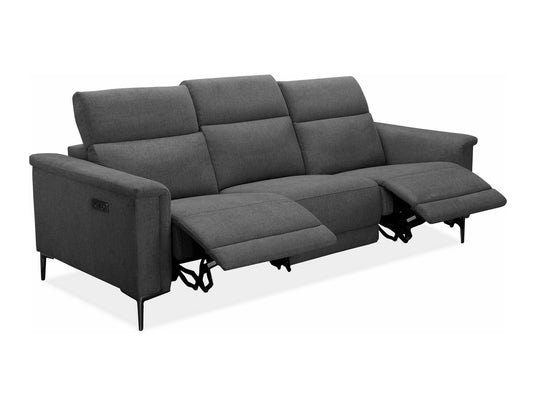 Sofa reglaineris Lund Sofa 3 Seater with 2 Elektrinis Reglaineris in Antracitas Gobelenas 1207549 (Antracitas)