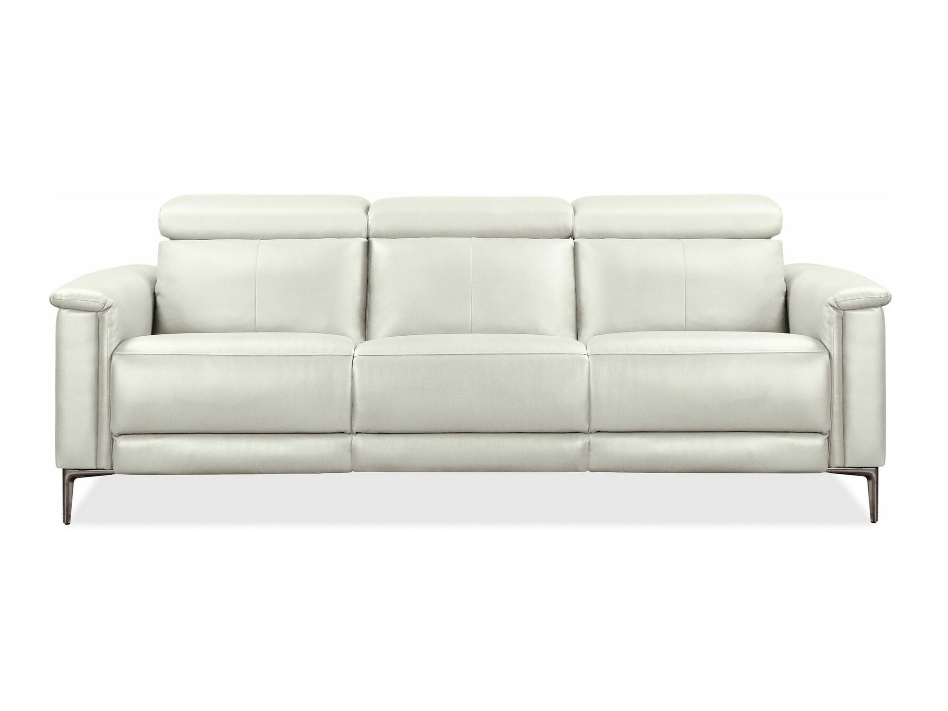 Sofa reglaineris Lund Sofa 3 Seater with 2 Rankinis Reglaineris in Kreminė PU 12081040 (Kreminė)