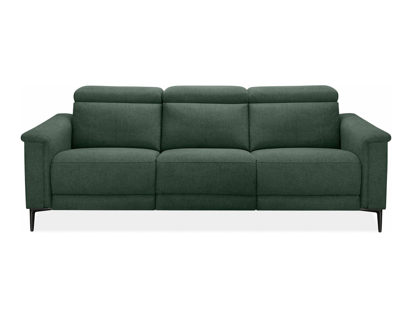 Sofa reglaineris Lund Sofa 3 Seater with 2 Rankinis Reglaineris in Tamsi Žalia Gobelenas 12081496 (Tamsi žalia)