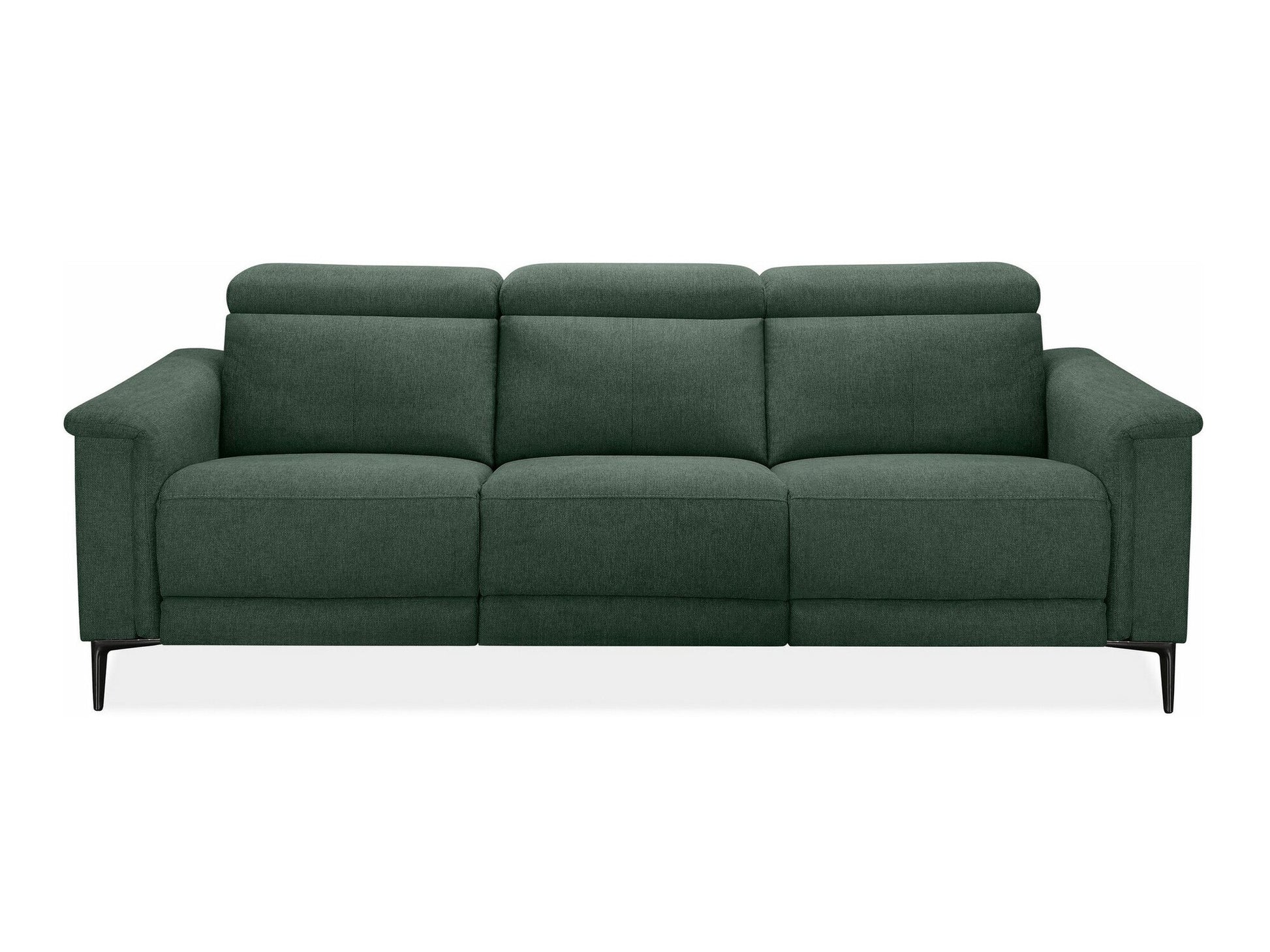 Sofa reglaineris Lund Sofa 3 Seater with 2 Rankinis Reglaineris in Tamsi Žalia Gobelenas 12081496 (Tamsi žalia)