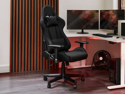 Žaidimų kėdė WARRIOR 512479, Spalva: Juoda
