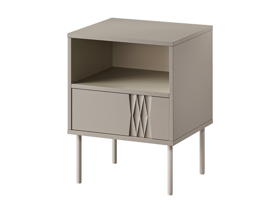 Naktinių staliukų komplektas Szafki necne TRESSE, Spalva: Beige