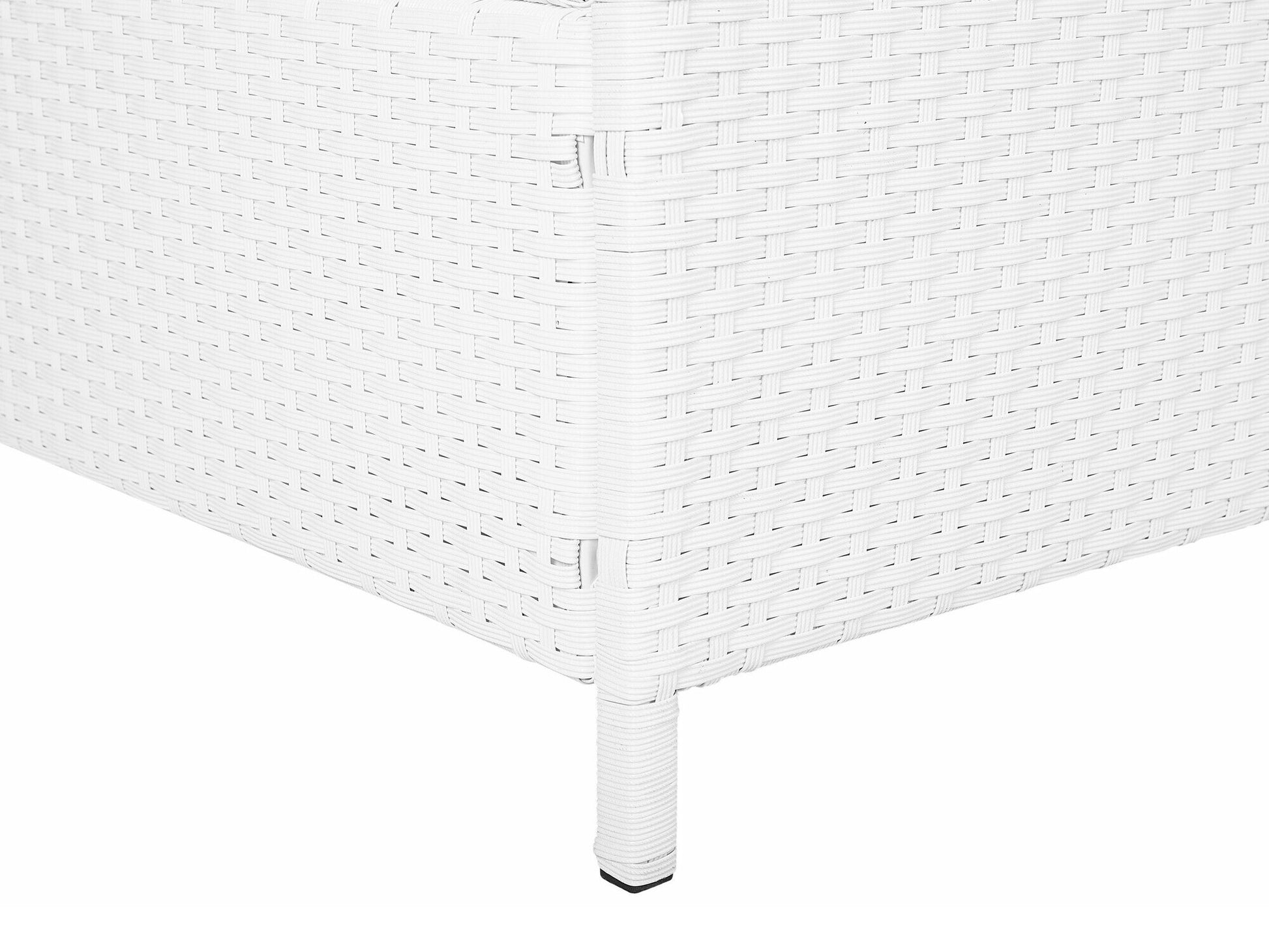 Lauko gultas PE Rattan Reclining Sun Lounger Balta TURIN II 152602 (Balta)