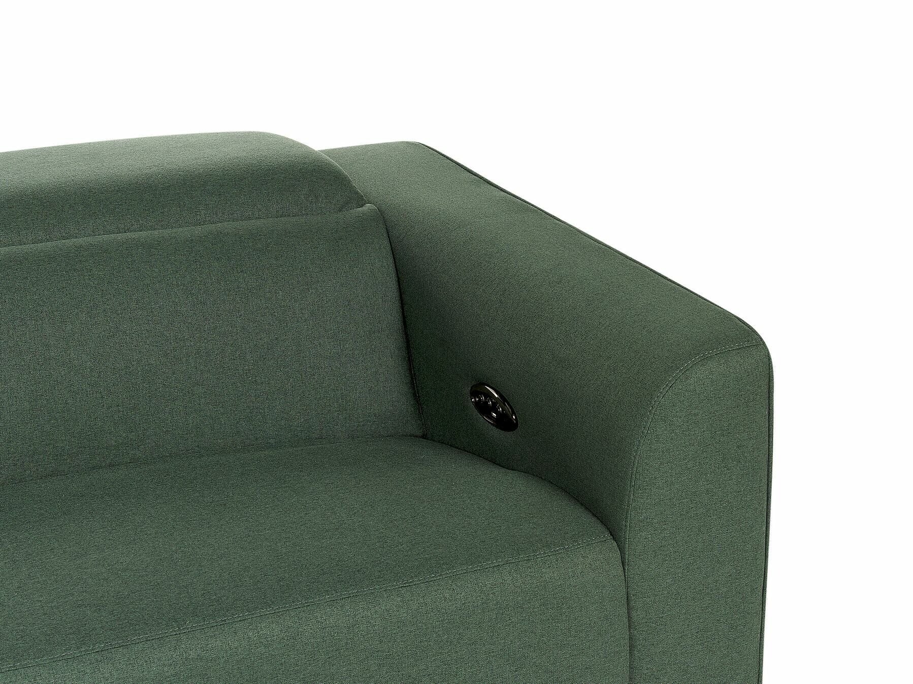 Sofa reglaineris Gobelenas Elektrinis Reglaineris Sofa with USB Port ULVEN Žalia 456713 (Žalia)