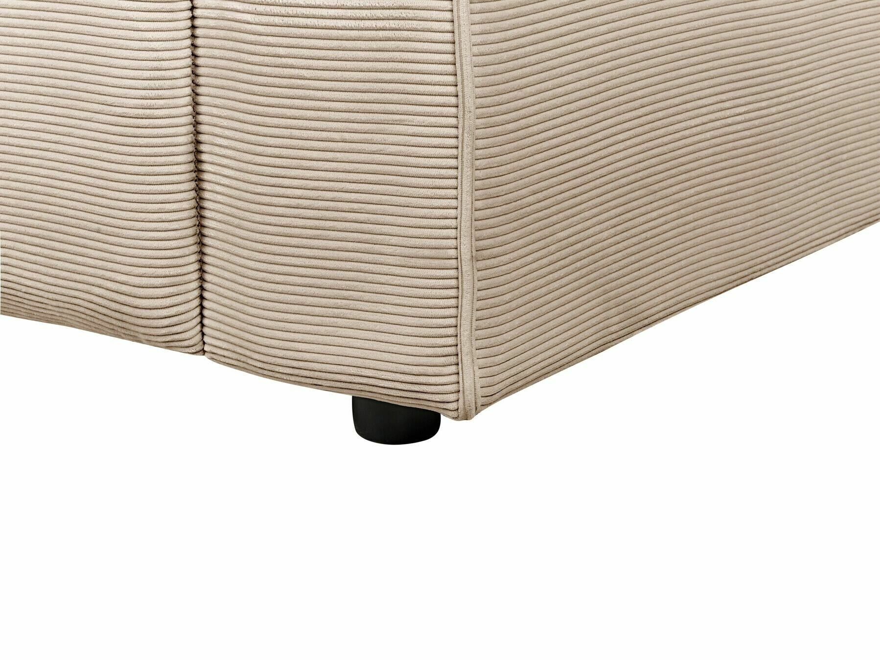 Sofa reglaineris 2 Seater Corduroy Elektrinis Reglaineris Sofa with USB Port ULVEN Sand Beige 468194 (Šviesi ruda)