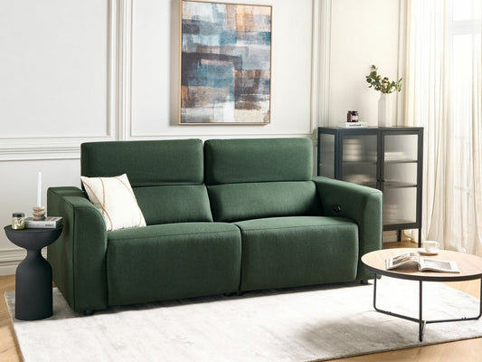 Sofa reglaineris Gobelenas Elektrinis Reglaineris Sofa with USB Port ULVEN Žalia 456713 (Žalia)