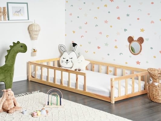 Lova Medinės Kids Lova EU Viengulės Size MEYMAC 603965 (Šviesus medis)