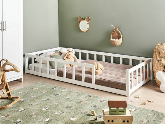 Lova Medinės Kids Lova EU Viengulės Size MEYMAC 603873 (Balta)