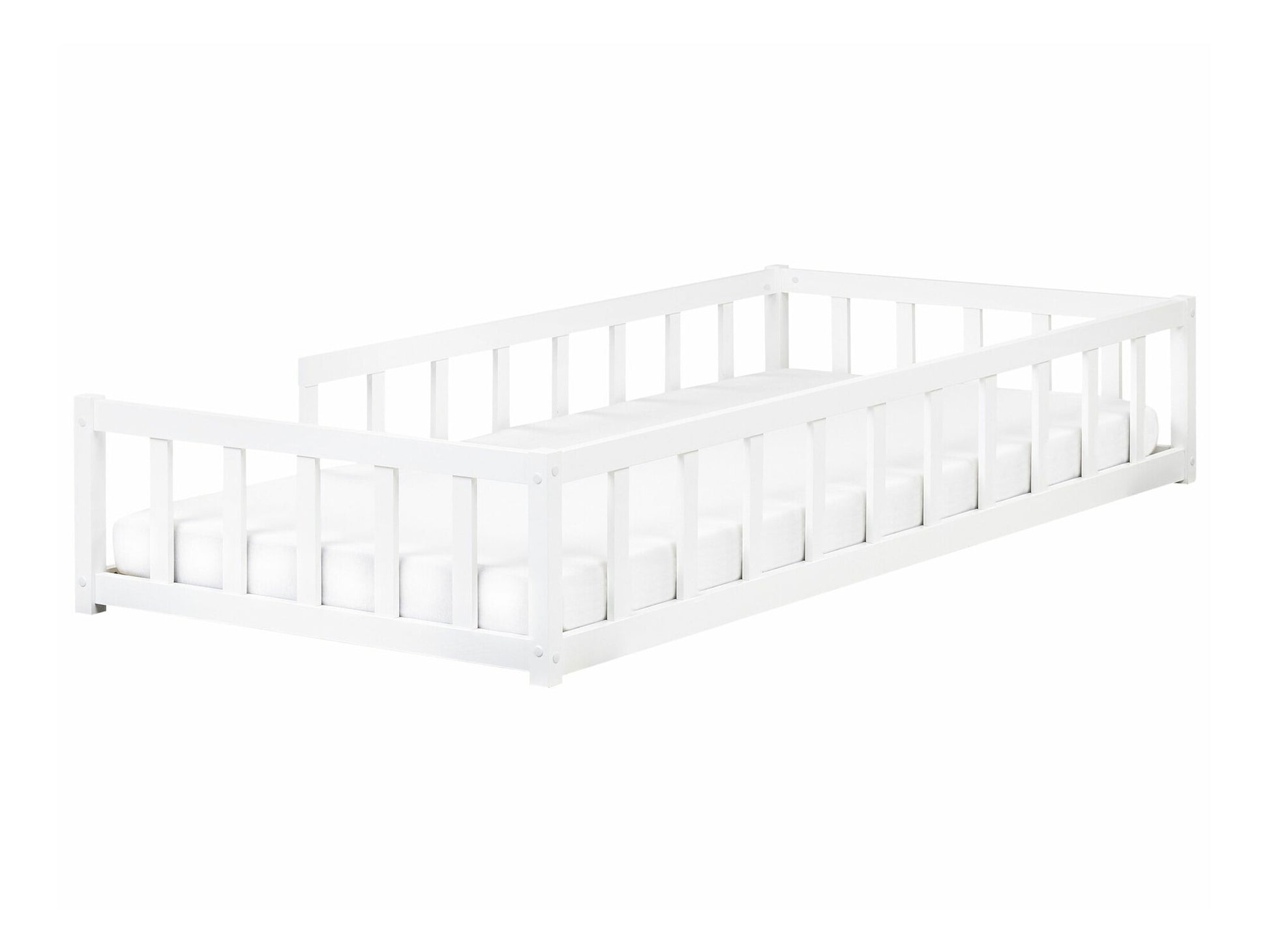 Lova Medinės Kids Lova EU Viengulės Size MEYMAC 603873 (Balta)