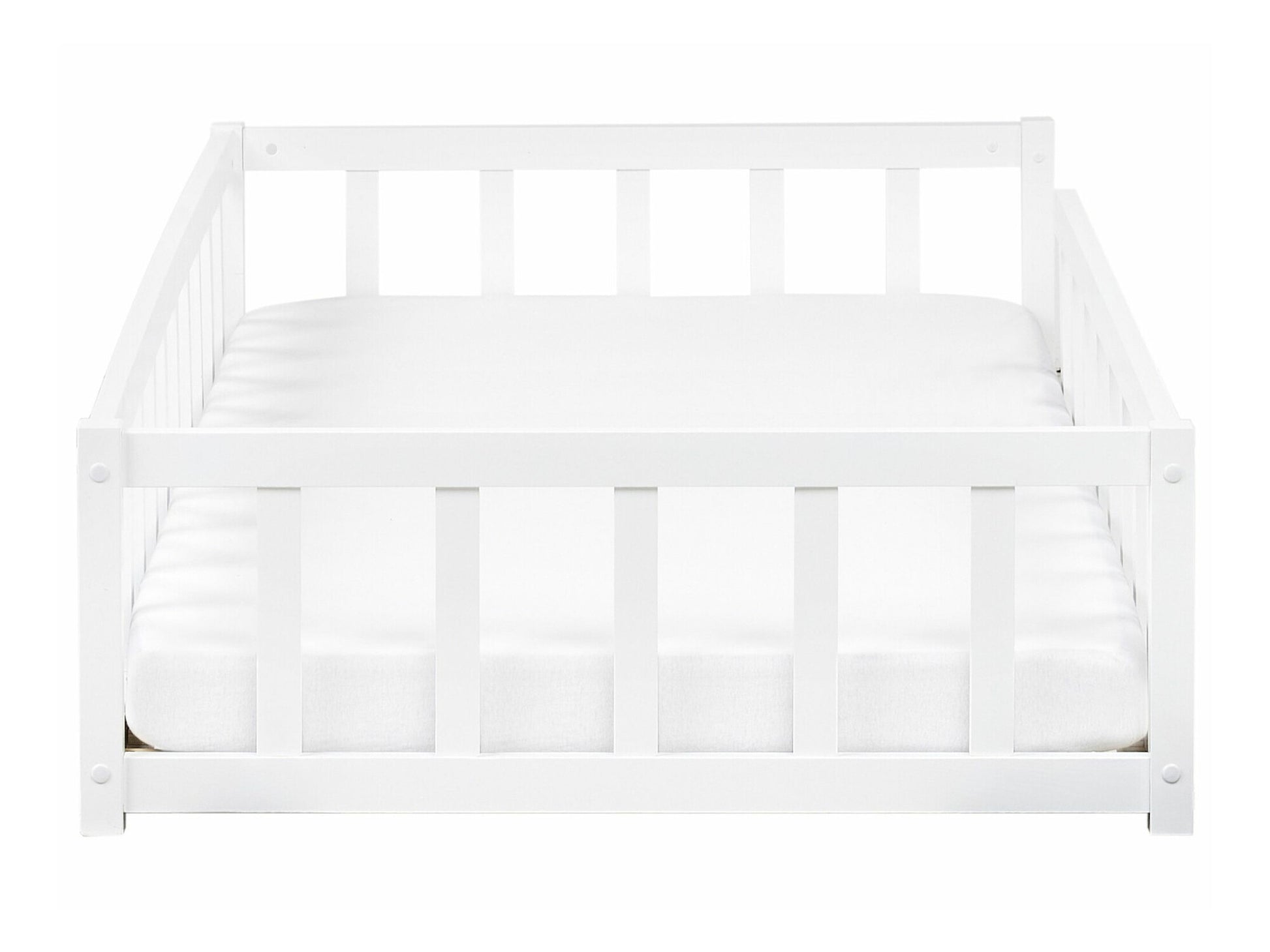 Lova Medinės Kids Lova EU Viengulės Size MEYMAC 603873 (Balta)