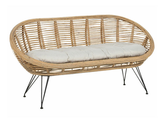 Lauko sofa Garden Sofa 2 Seater MARATEA Rattan Natural 414279