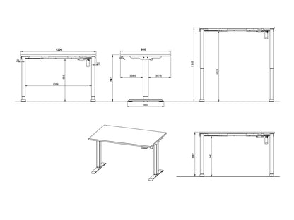 Biuro komplektas GW-ROVIGO Office-Komplektas 3 9895 GW-ROVIGO 9895-630 (Kašmyras)