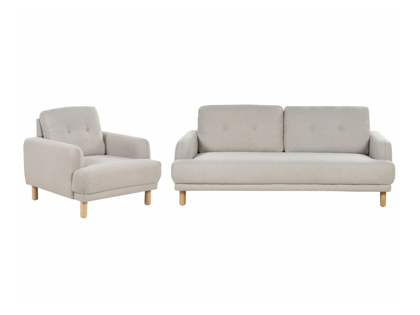 Minkštų baldų komplektas Gobelenas Living Room Komplektas TUVE 467456 (Taupe)