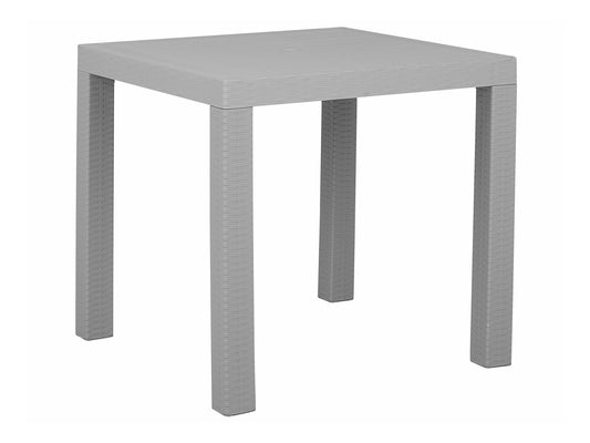 Lauko stalas Stalas FOSSANO 80 cm 80 cm Šviesi Pilka 159038 (Šviesi pilka)