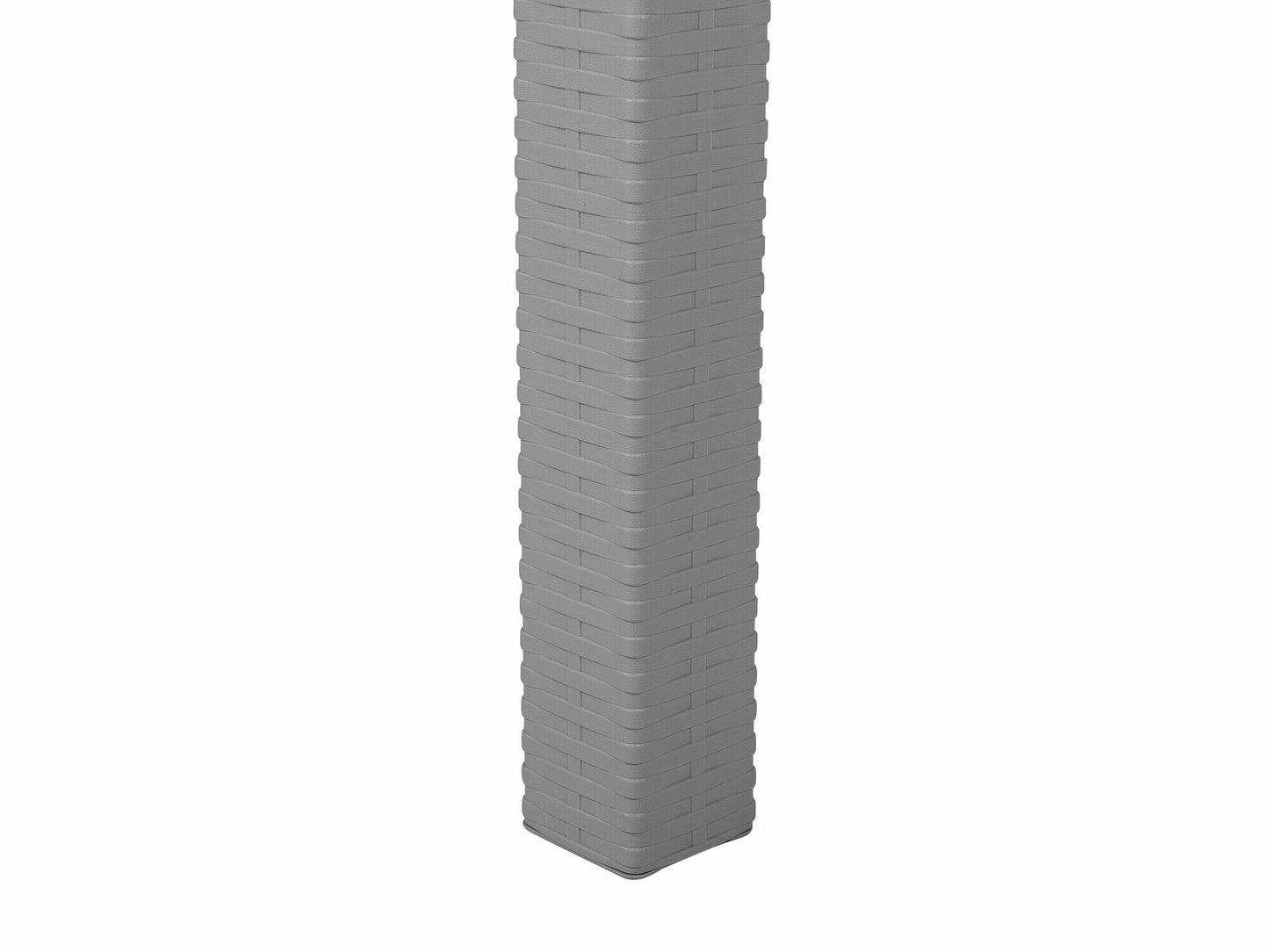 Lauko stalas Stalas FOSSANO 80 cm 80 cm Šviesi Pilka 159038 (Šviesi pilka)