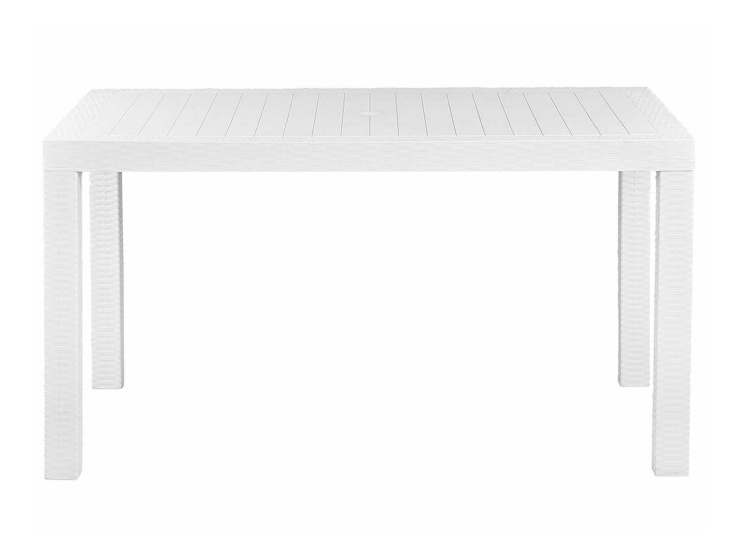 Lauko stalas Stalas FOSSANO 140 cm 80 cm Balta 265485 (Balta)
